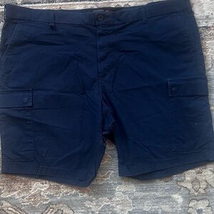 Dockers Navy Blue Utility Pocket Shorts
